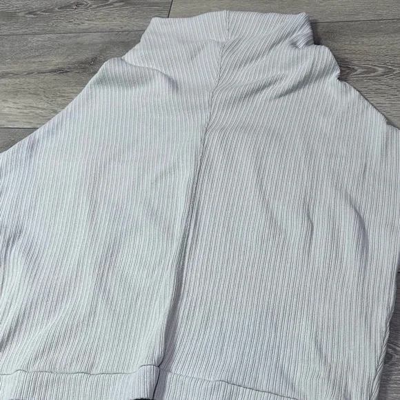 Free People Beach Ribbed Mock Neck Drop Shoulder Sweater - Picture 7 of 11